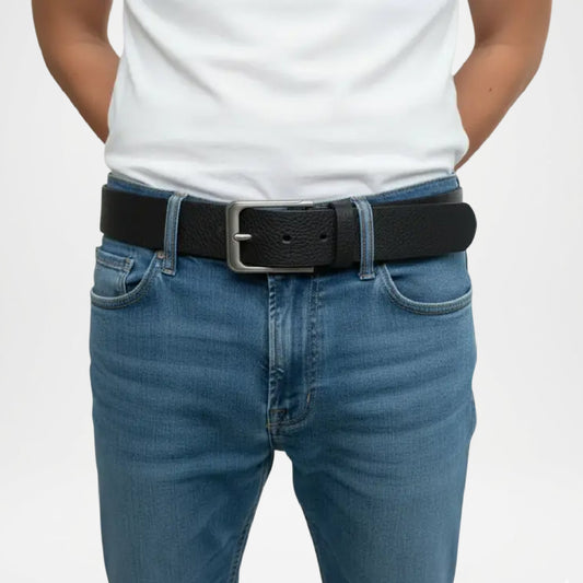 Black Leather Belt for Men – Premium Quality & Style
