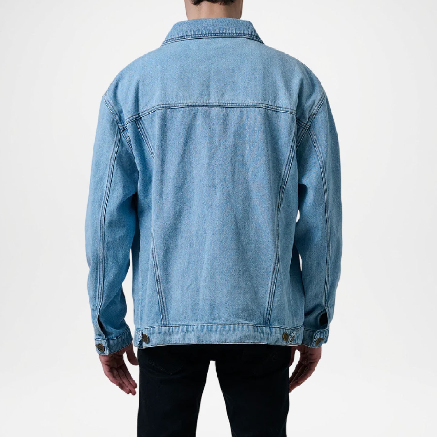 oversized trucker jacket denim