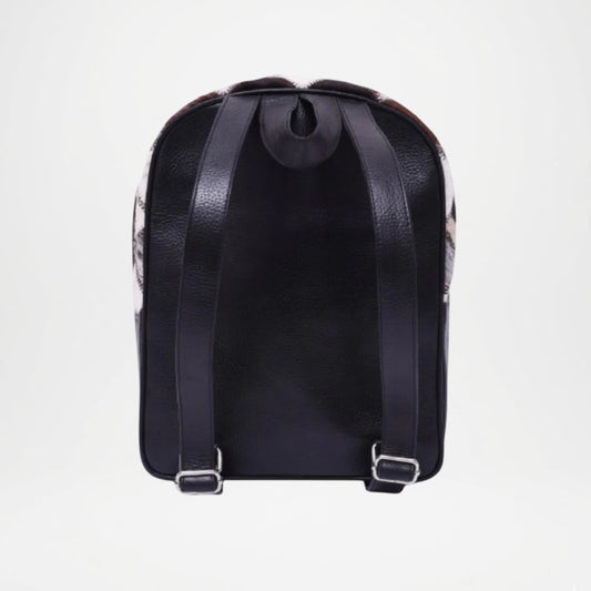 Mini Backpack for Women Hair On Cowhide Leather Bag