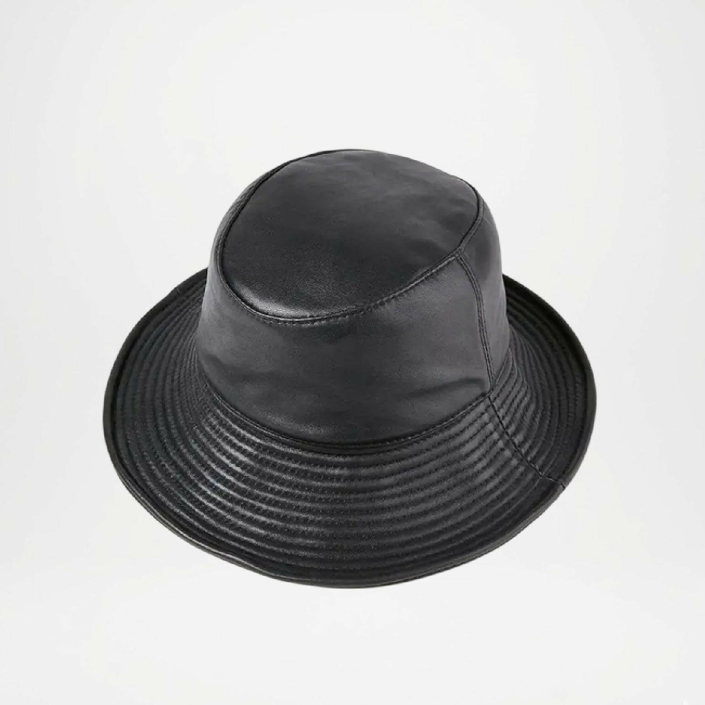 Black bucket hat