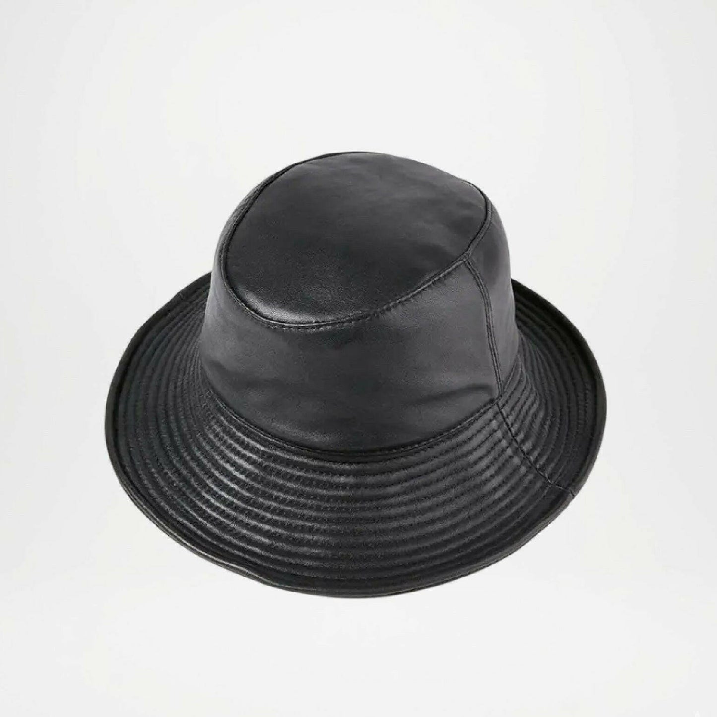 Black bucket hat