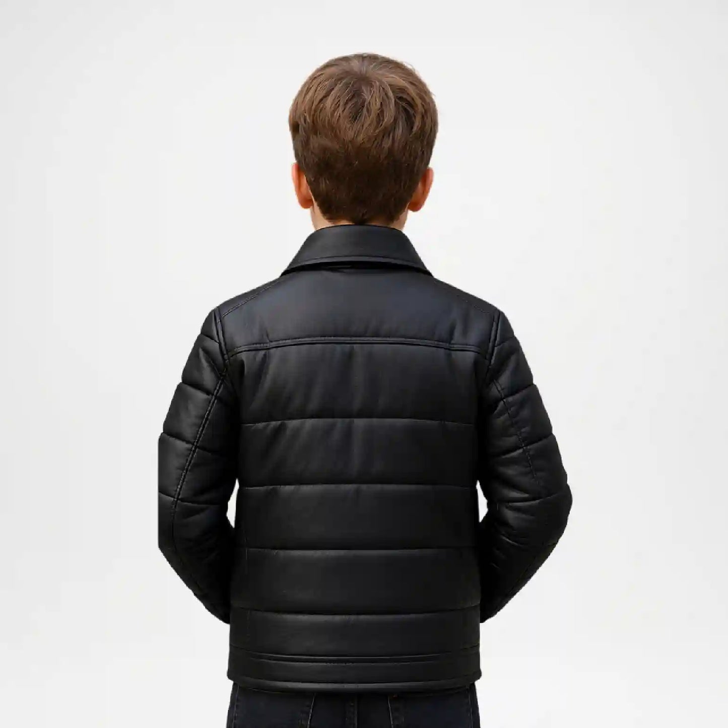Kids Puffer Jacket | Black Quilted Winter Jacket