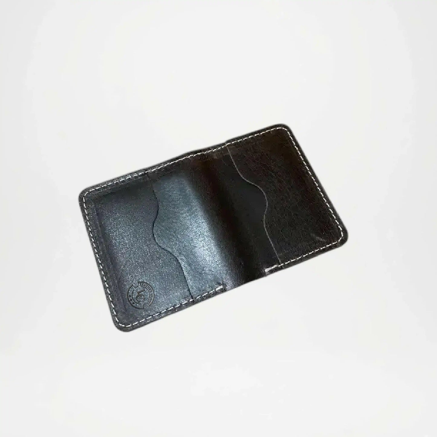 Classic Black Genuine Leather Bifold Wallet