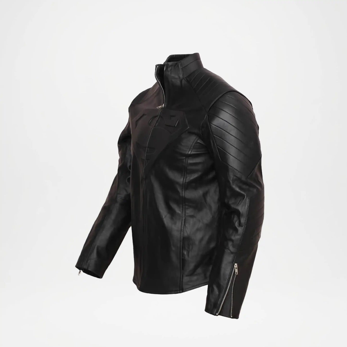 Superman Black Leather Jacket for Men