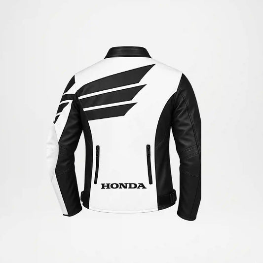 Men's Honda HRC Motorcycle Leather Jacket