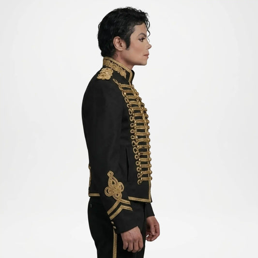 Michael Jackson Black Military Jacket