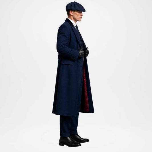 Thomas Shelby Long Coat – Peaky Style Wool Overcoat