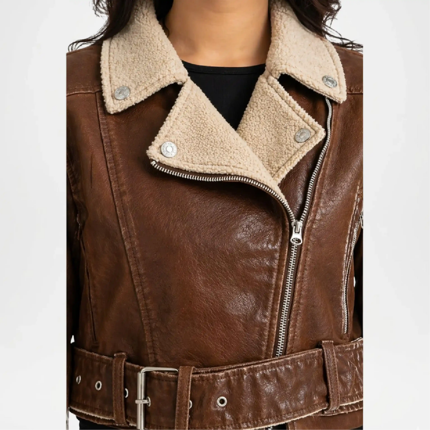 women's cropped denim jacket