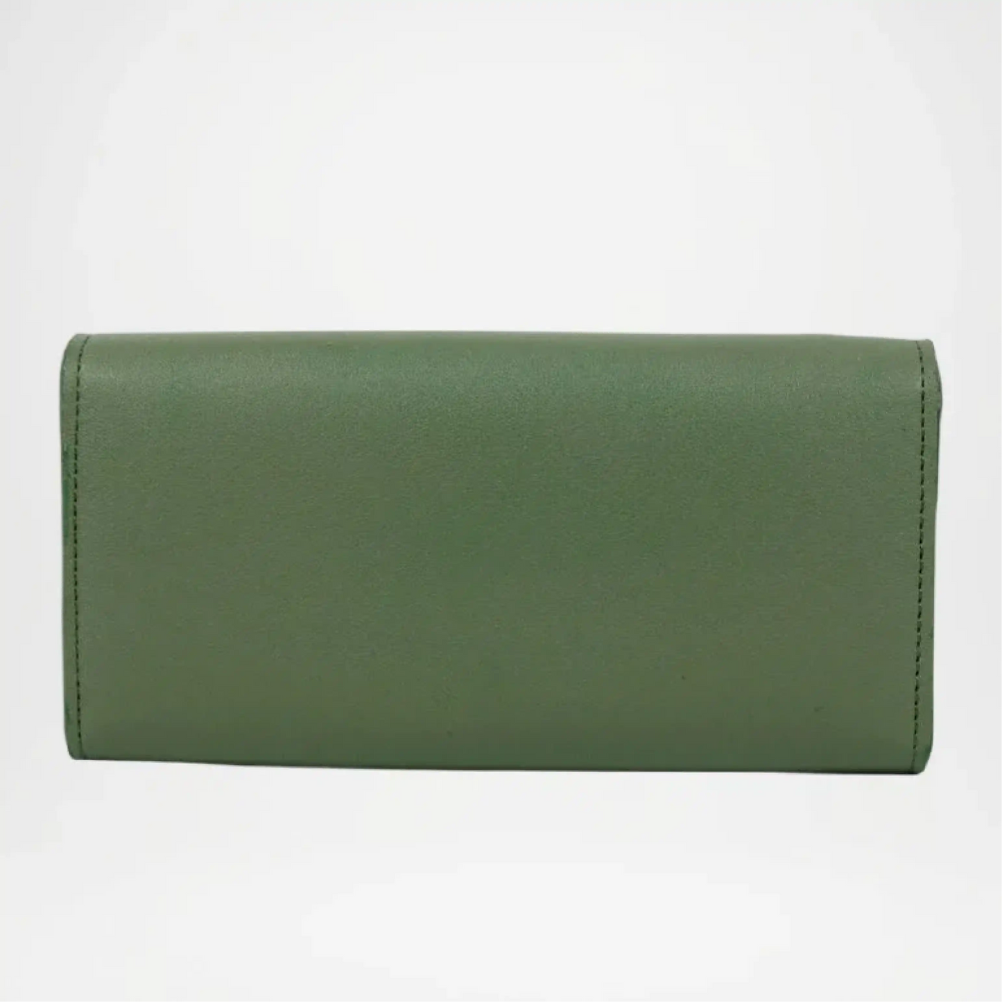 women's olive green wallet