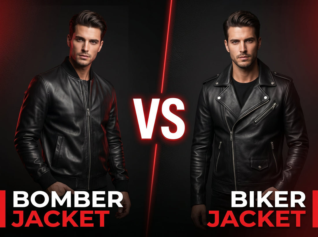 Bomber Jacket vs Biker Jacket: What's the Real Difference?