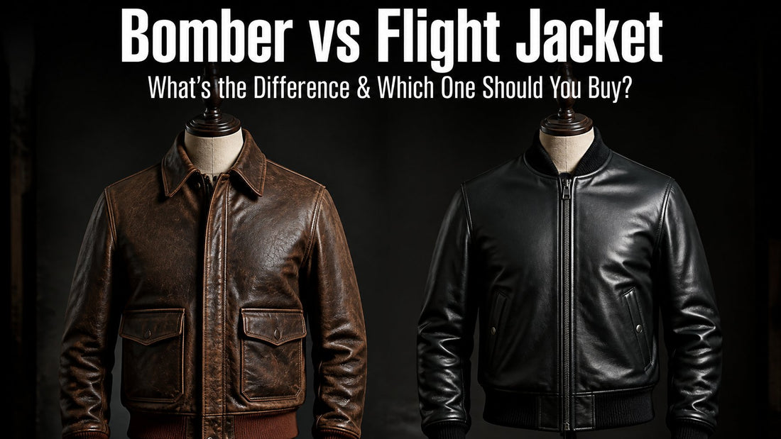 Bomber vs Flight Jacket: What's the Difference &amp; Which One Should You Buy?