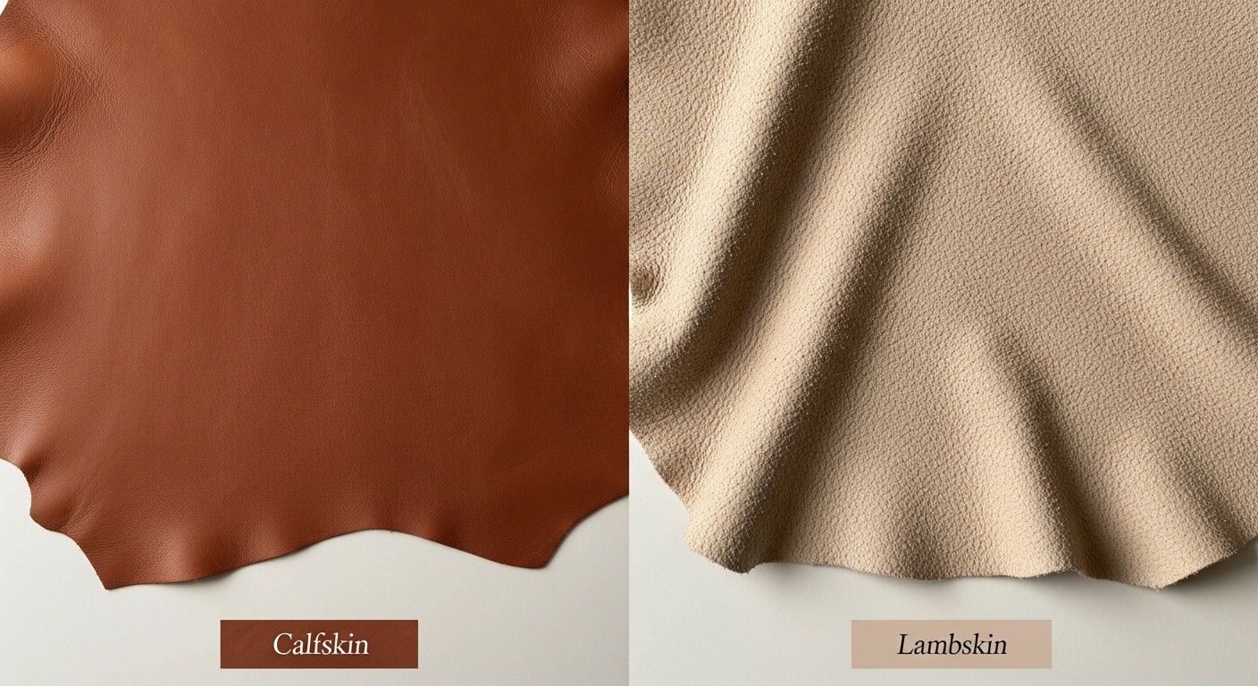 calfskin vs lambskin which is more expensive