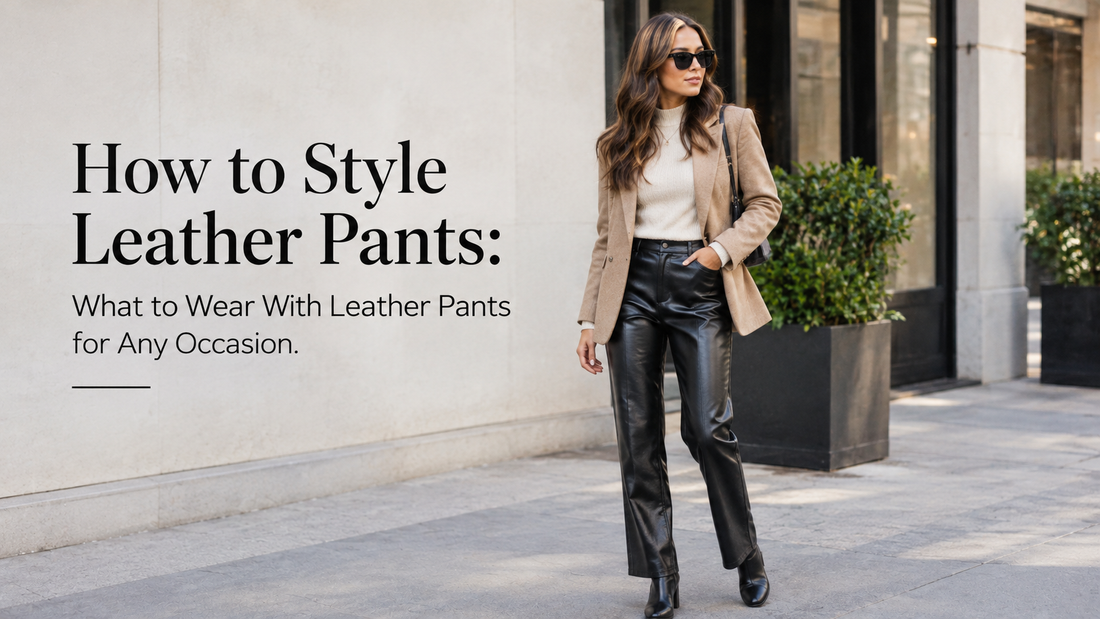How to Style Leather Pants
