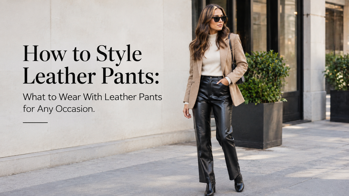 How to Style Leather Pants