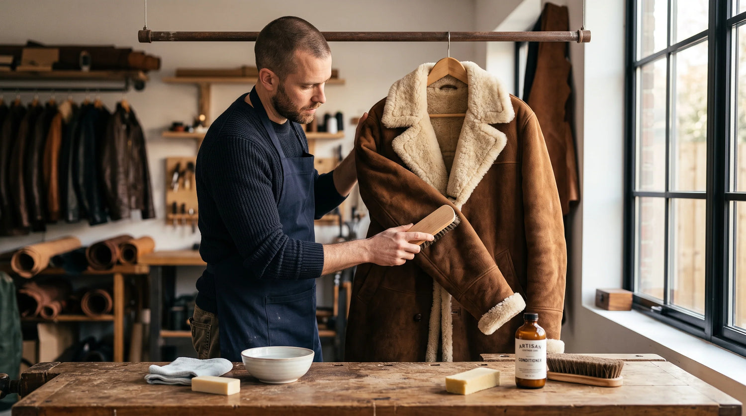 How to Clean a Shearling Coat