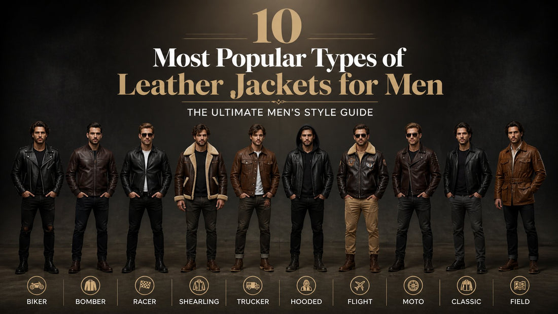 Types of Leather Jackets for Men