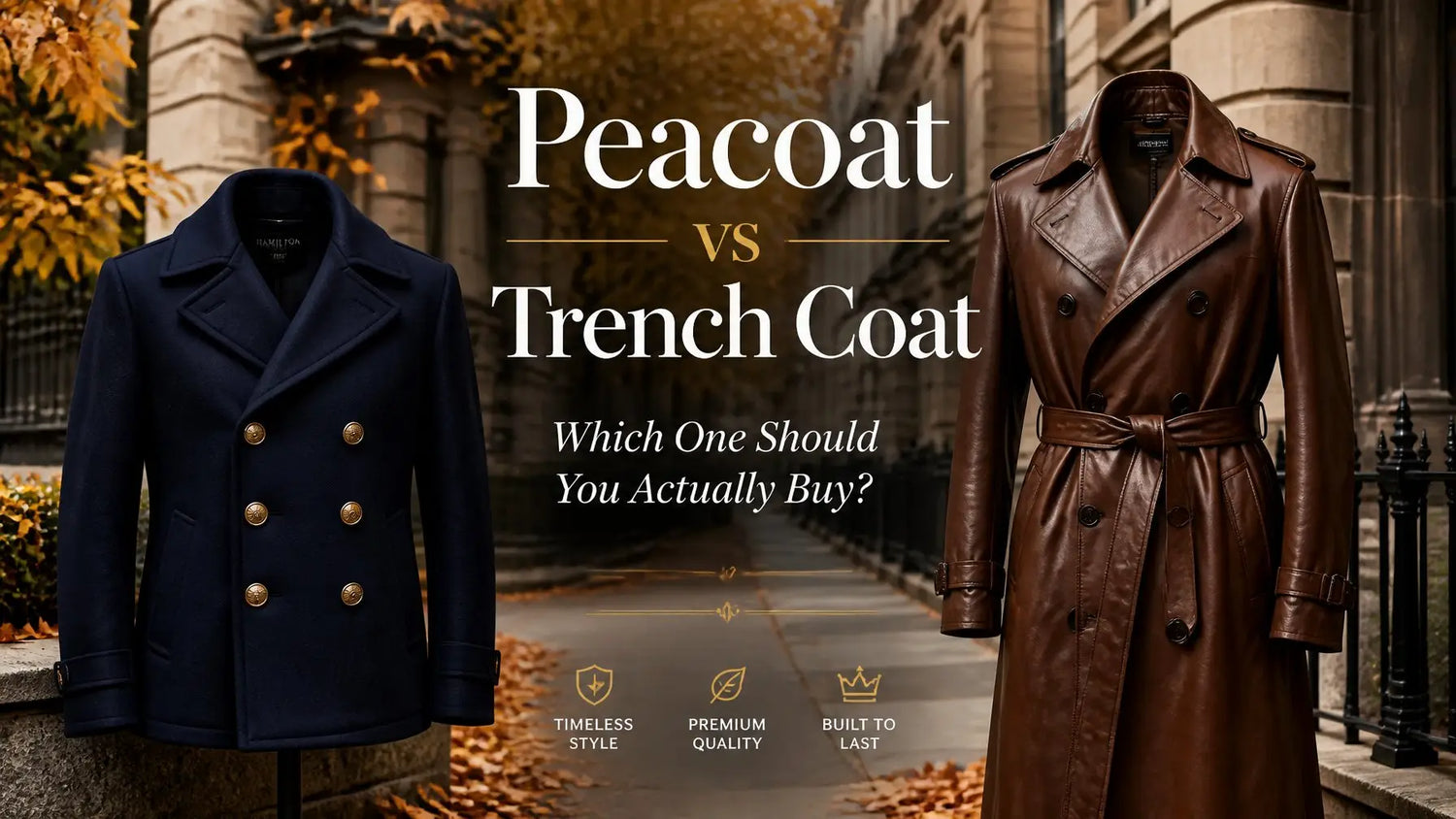 Peacoat vs Trench Coat: Which One Should You Actually Buy?