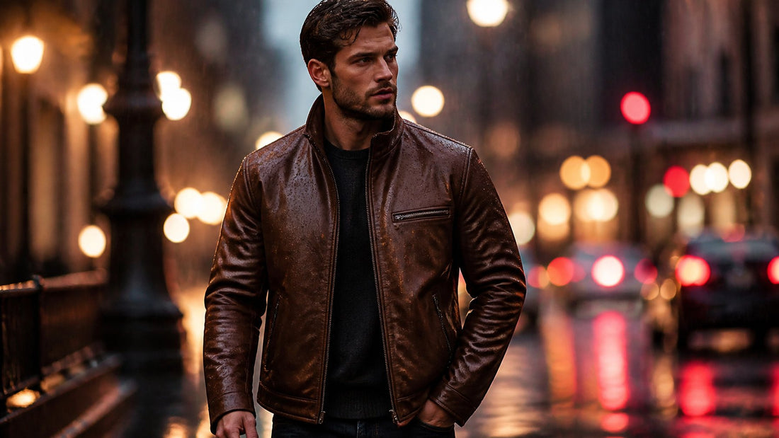 can i wear leather jacket in rain