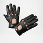 Drive Black Leather Driving Gloves For Men