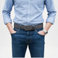Bellford Charcoal Grey Genuine Leather Belt