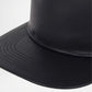 Black Leather Snapback Hat Cap for Men