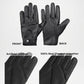 Drive Black Leather Driving Gloves For Men