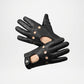 Drive Black Leather Driving Gloves For Men