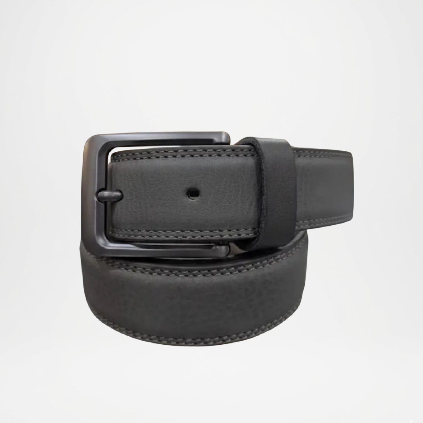 Bellford Charcoal Grey Genuine Leather Belt