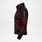 Men's Racing Leather Jacket | Red & Black Biker Jacket