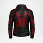Men's Racing Leather Jacket | Red & Black Biker Jacket