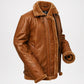 shearling leather fur jacket