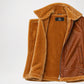 Men’s Brown Shearling Leather Jacket Fur Lined