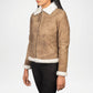 b3 bomber shearling jacket women