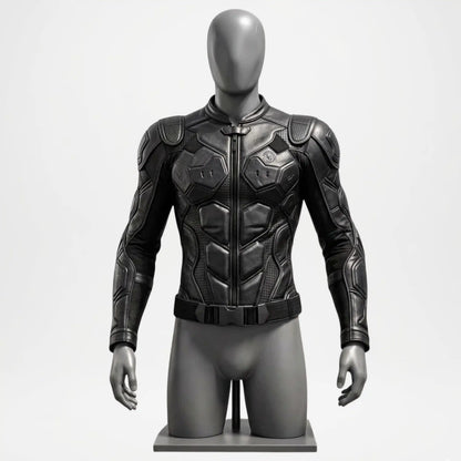 Armor Leather Jacket for Men | Biker Slim Fit Coat