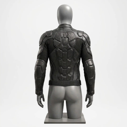 Armor Leather Jacket for Men | Biker Slim Fit Coat