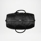 Darrio Black Leather Duffle Bag for Men