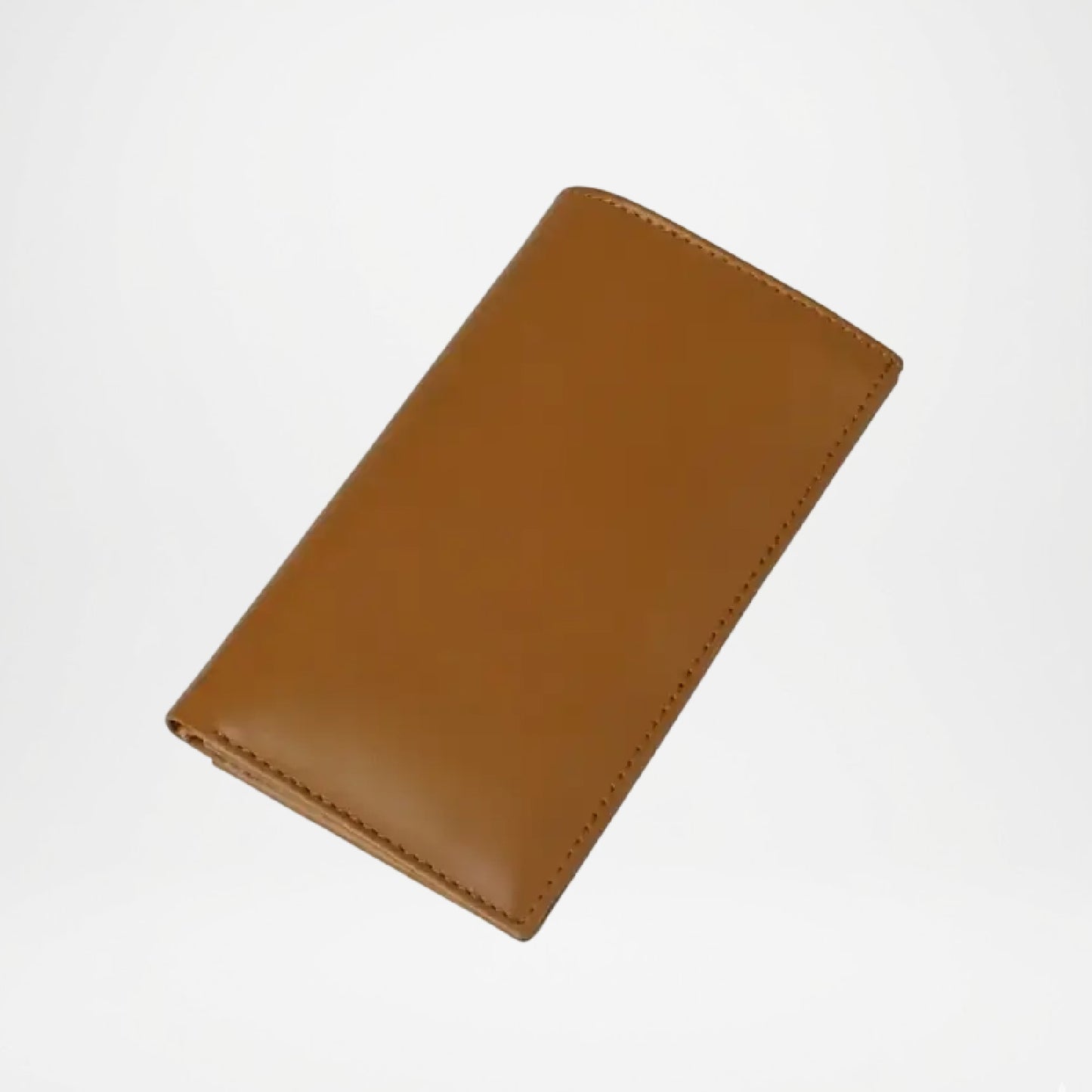 18-Pocket Black Leather High-Capacity Long Wallet