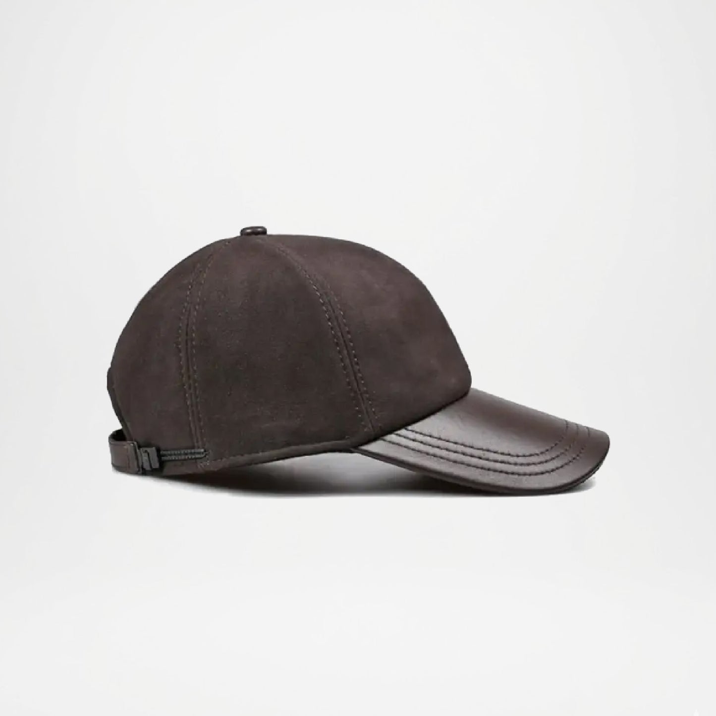 Leather Baseball Caps for Men – Stylish Black Cap