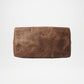Darrio Brown Leather Duffle Bag for Men