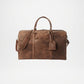 Darrio Brown Leather Duffle Bag for Men