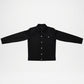Black Utility Trucker Jacket for Men