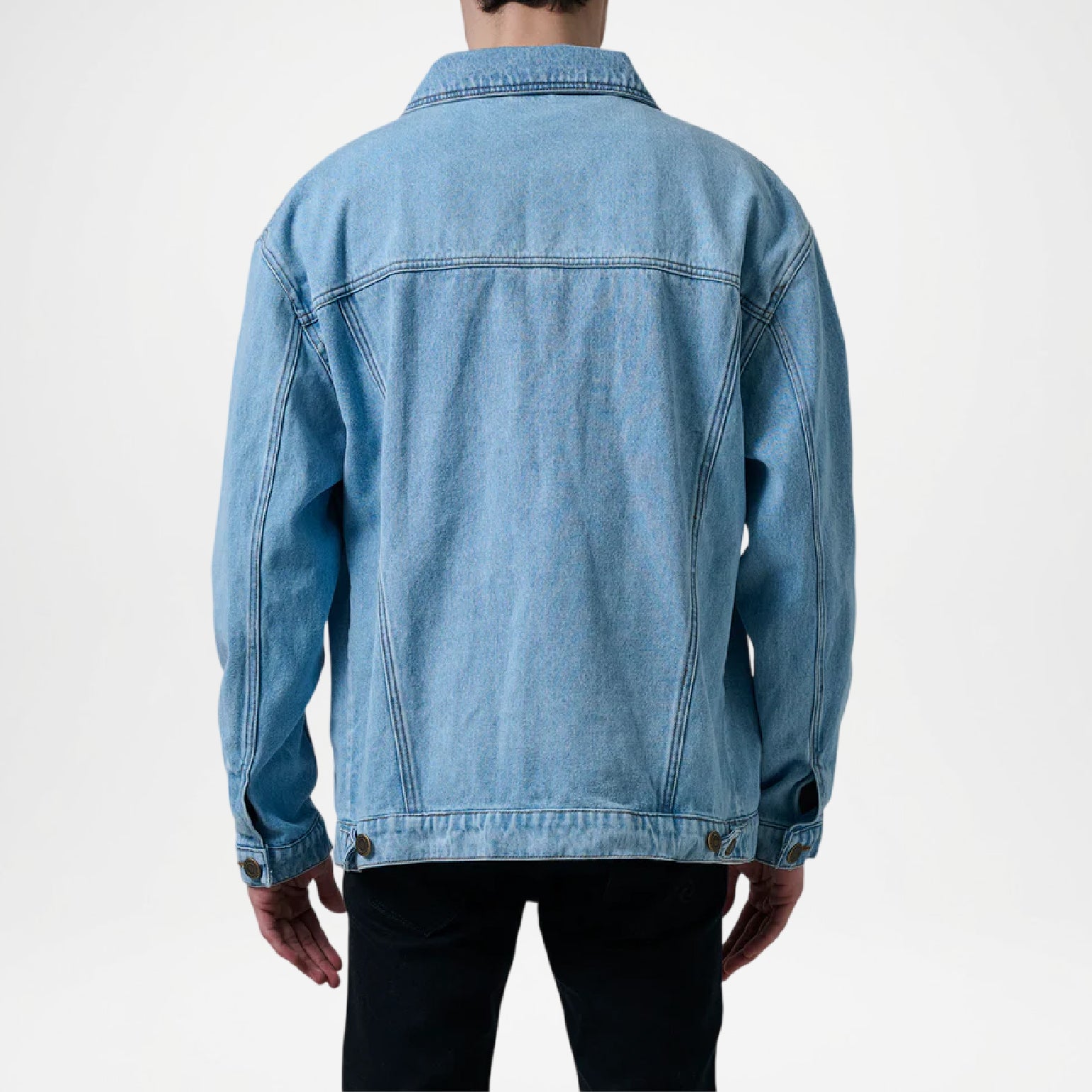oversized trucker jacket denim