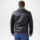 Timberline Black Fur Lined Bomber Jacket for Men