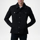 black denim trucker jacket for men