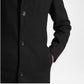 Black Wool Coat for Men
