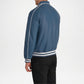blue mens varsity jacket