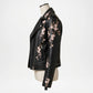 Floral Leather Biker Jacket for Women