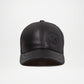 Plain Genuine Cowhide Leather Baseball Cap for Men