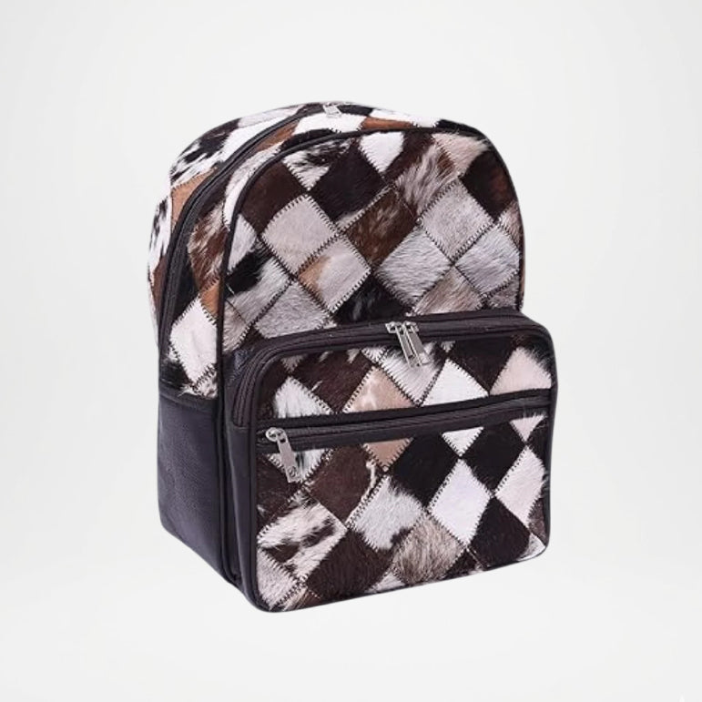 Women Hair On Cowhide Leather Backpack