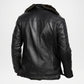 sheepskin shearling leather coat